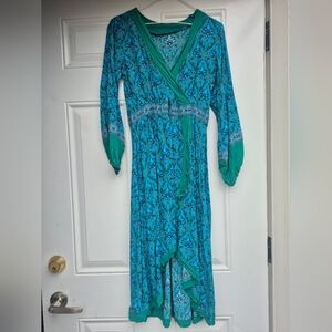 Spell & The Gypsy Collective Jewel Soiree Dress Turquoise